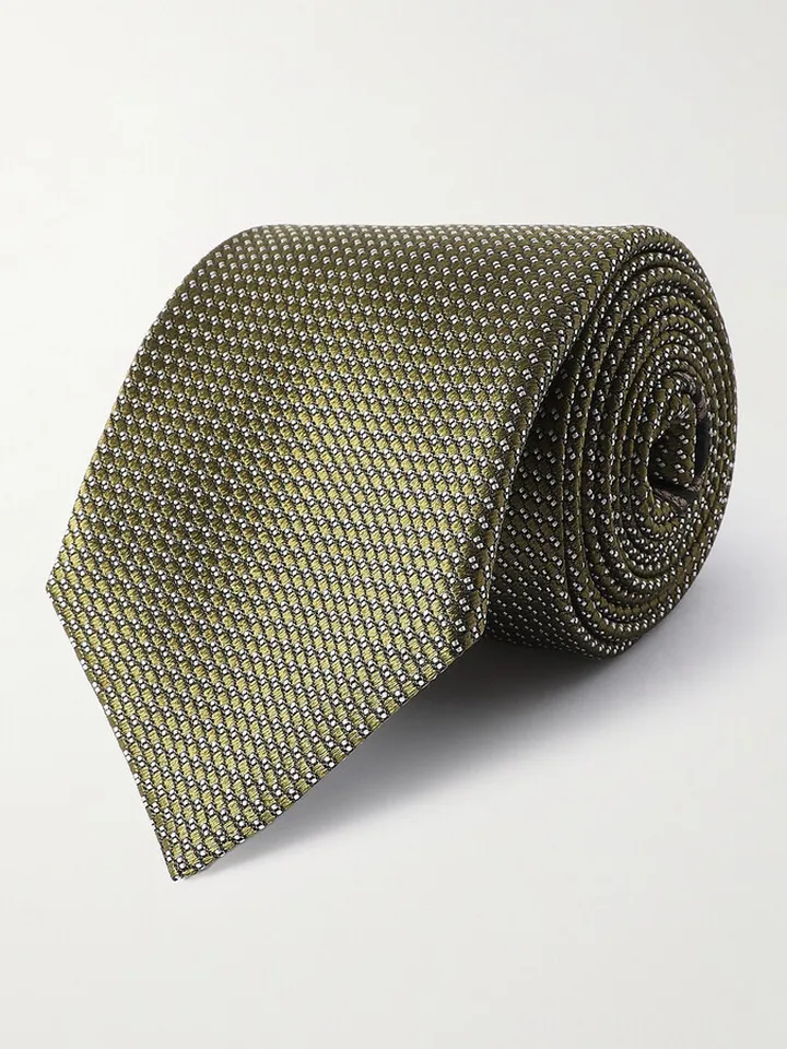 8cm Silk-Jacquard Tie