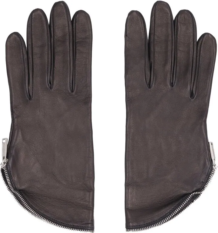 Dsquared2 Zip Detailed Gloves