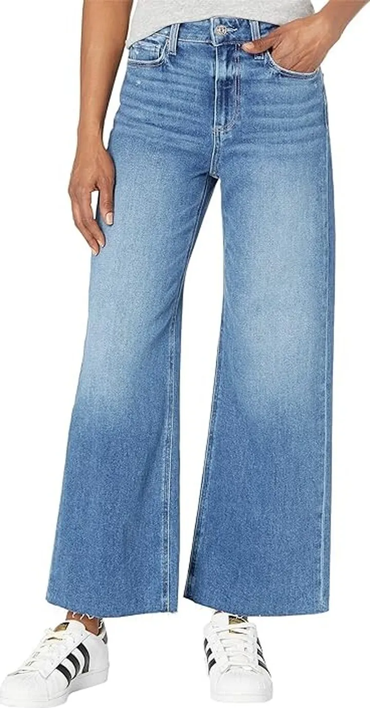 Paige Anessa Raw Hem in Rock Show Distressed (Rock Show Distressed) Women's Jeans
