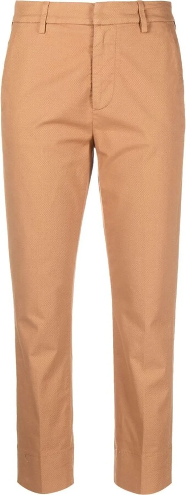 Slim-Fit Cropped Trousers