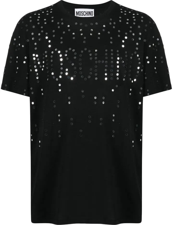 embellished-logo cotton T-shirt