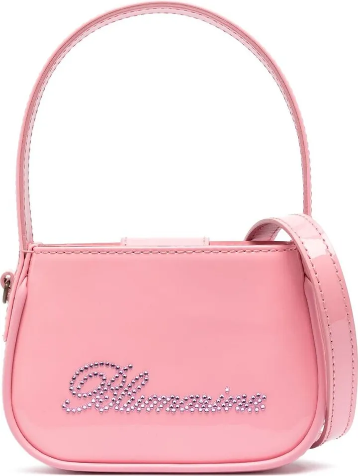 Crystal-Embellished Logo Tote Bag