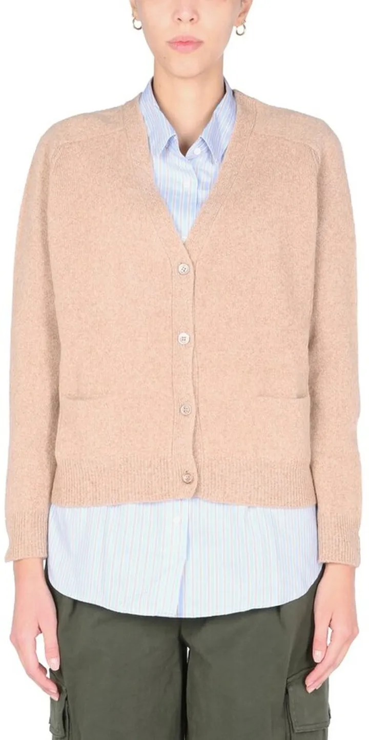 Aspesi V-Neck Knitted Cardigan