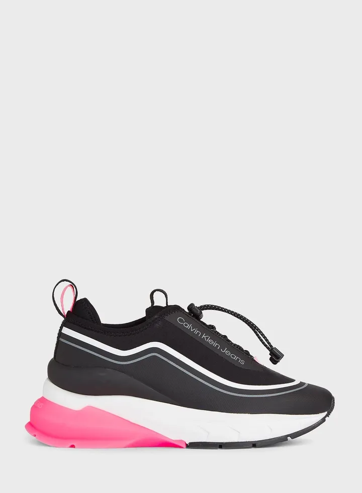 Wedge Runner Lace Ups Sneakers