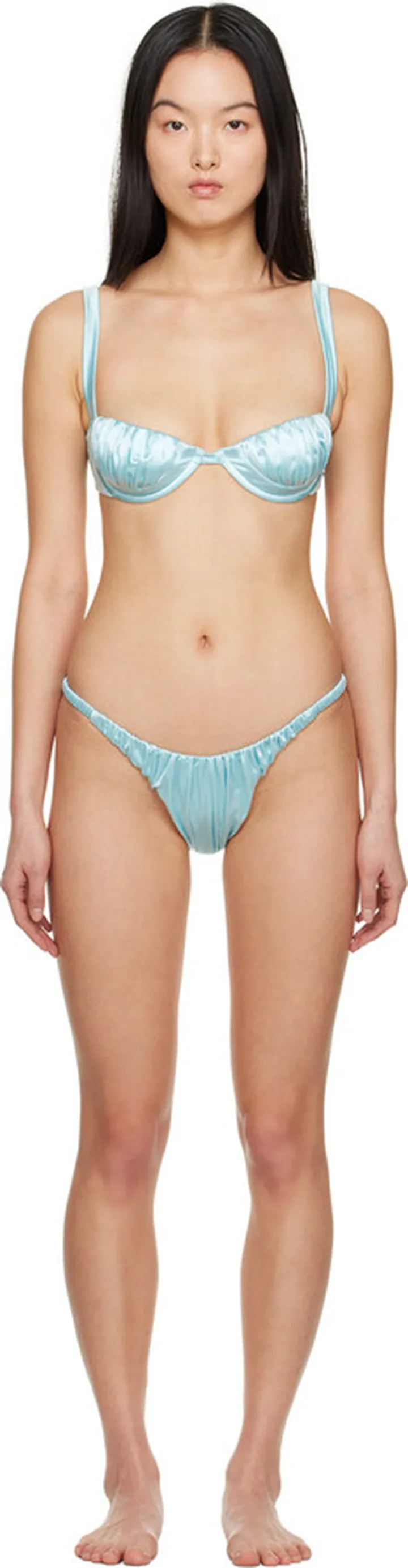 Isa Boulder SSENSE Exclusive Blue Shelly & Waves Bikini