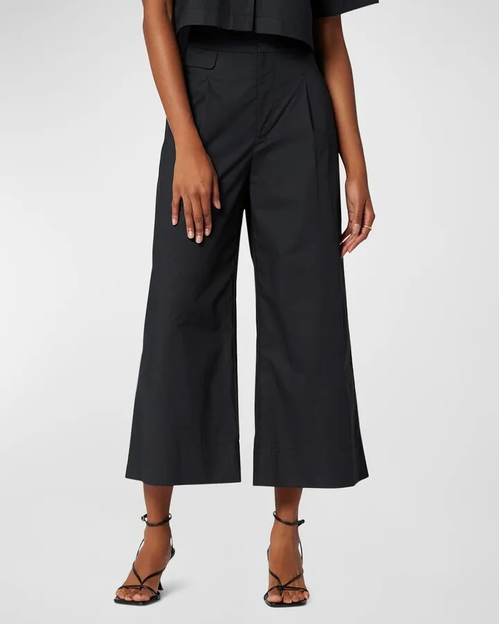 Parlon Cropped Wide-Leg Trousers