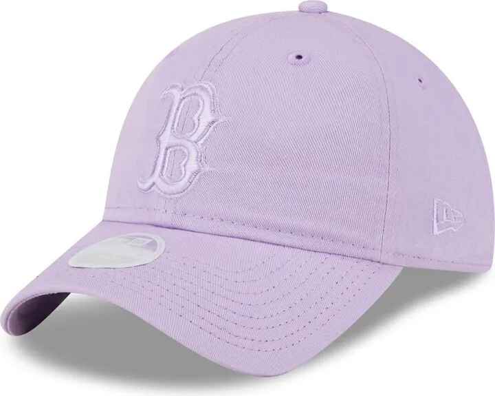 Women's New Era Lavender Boston Red Sox Tropic Core Classic 9TWENTY Adjustable Hat