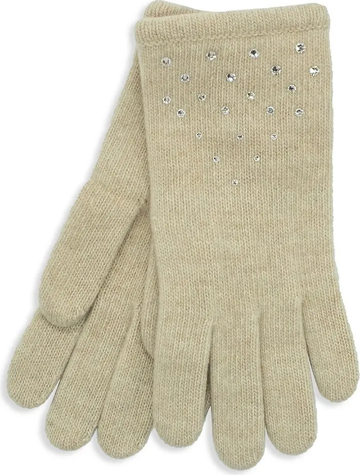Embellished Cashmere Gloves