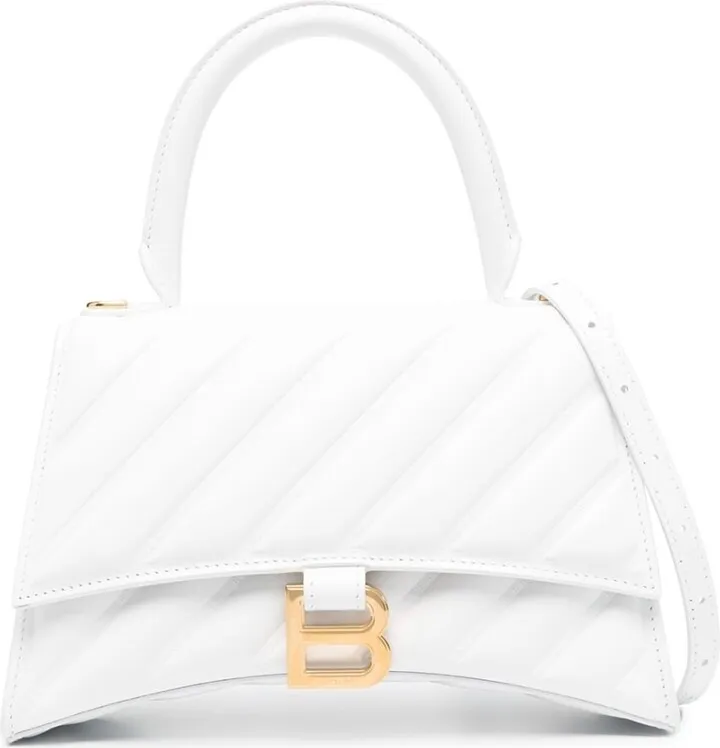 Small Hourglass Quilted Tote Bag