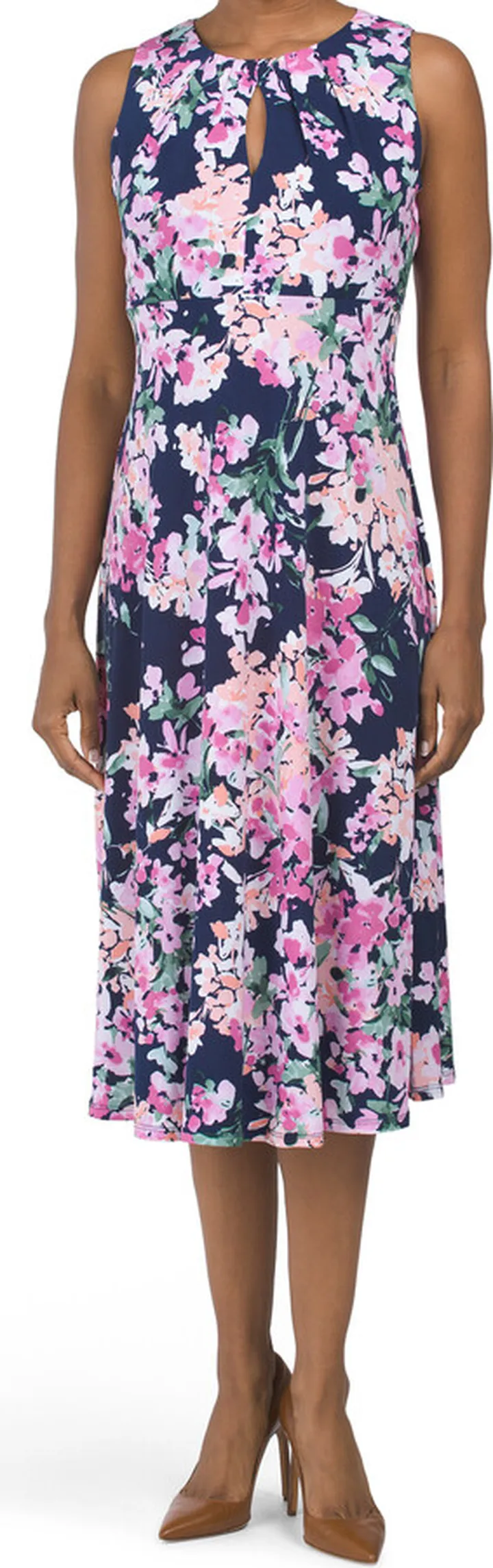 Keyhole Midi Dress