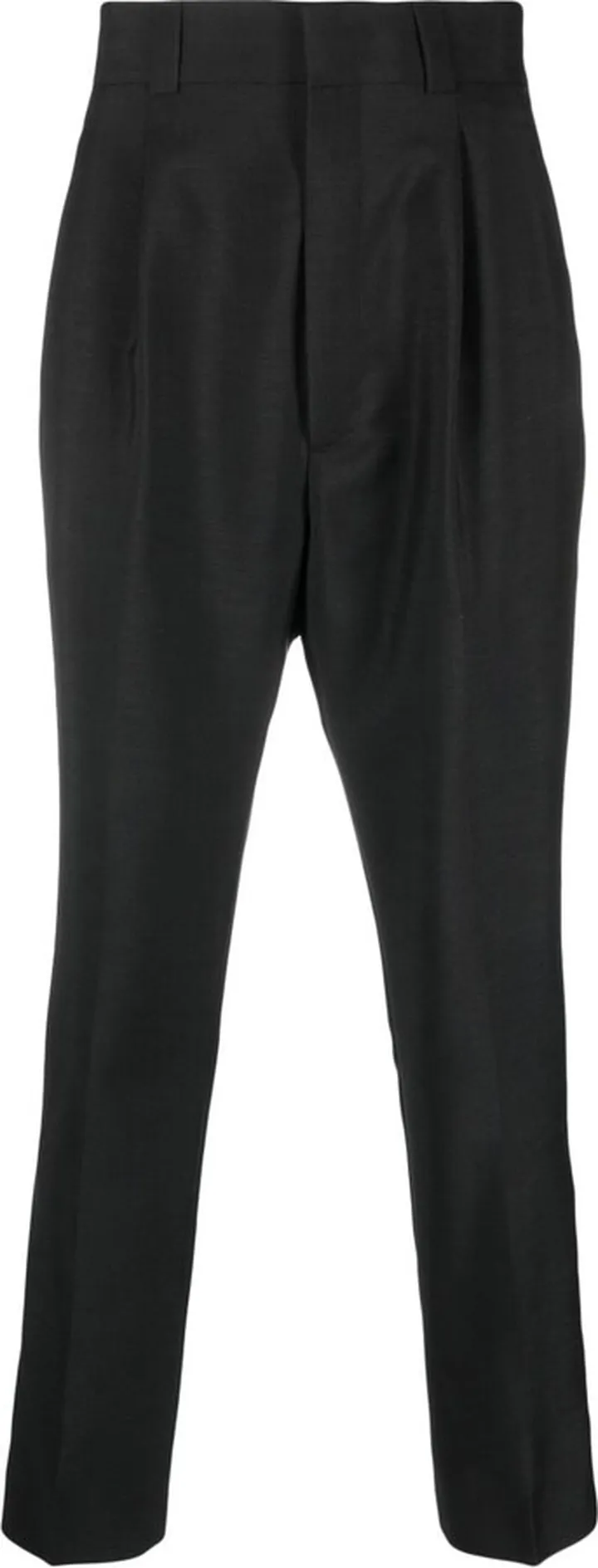 Pleated Tapered-Leg Trousers
