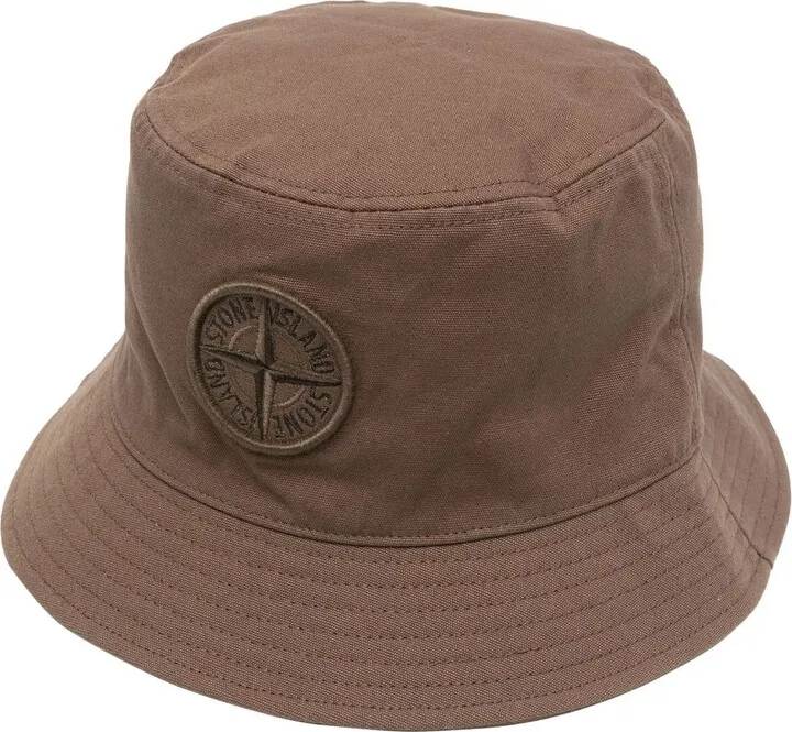 Embroidered-Logo Bucket Hat
