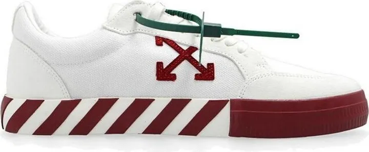 Off-White Low Vulcanized Lace-Up Sneakers