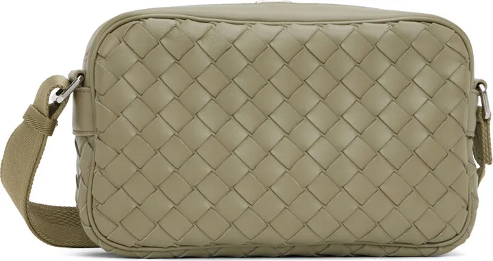 Bottega Veneta Taupe Small Classic Intrecciato Camera Bag