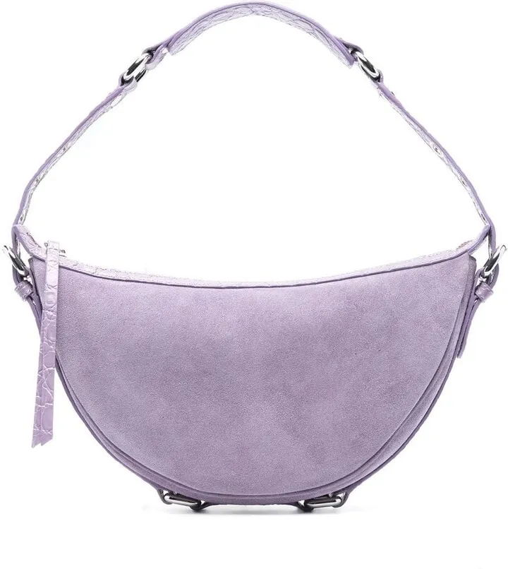 Gib suede shoulder bag