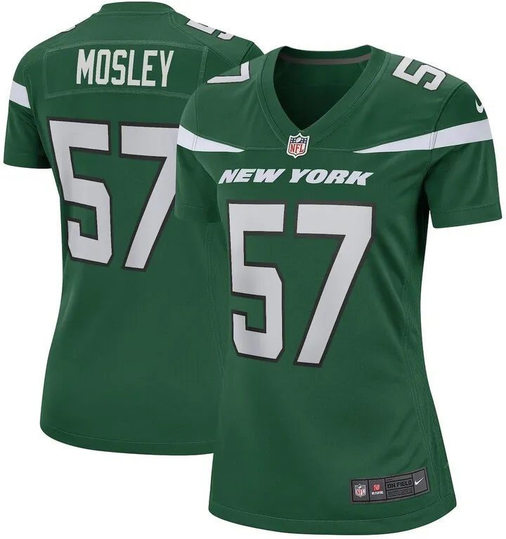 Women's Nike C.j. Mosley Gotham Green New York Jets Game Player Jersey