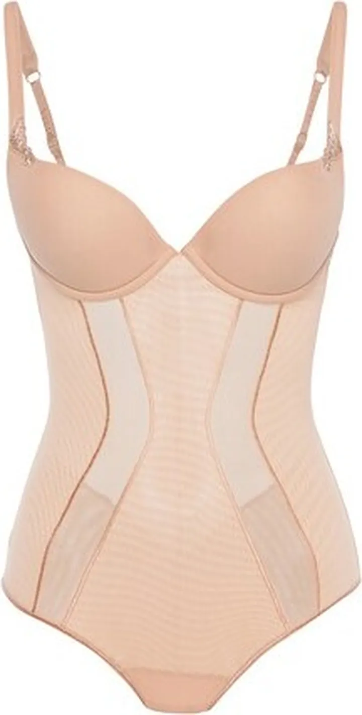 Bodysuit in Stretch Tulle