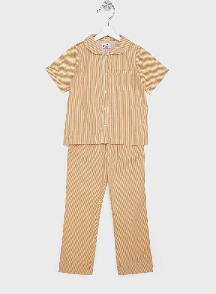 Girls Printed Long Sleeve Pyjama Set