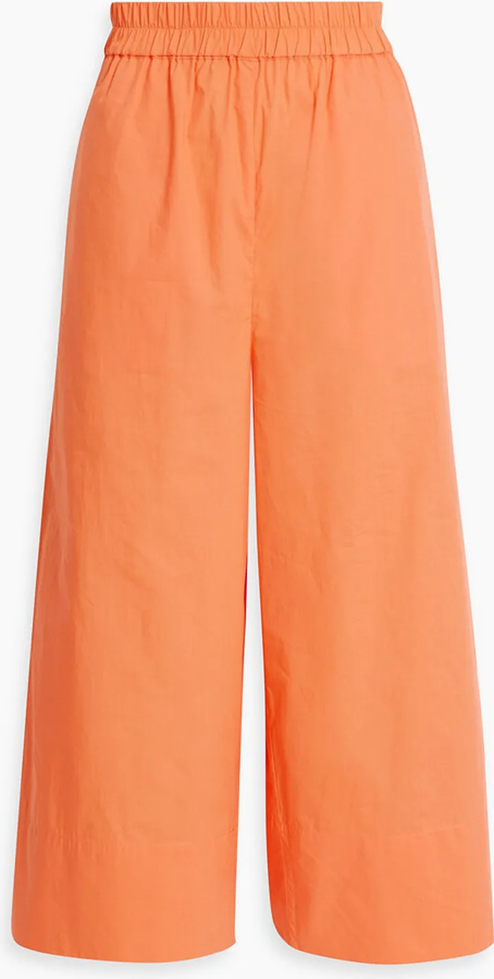 Hollis cotton-poplin culottes