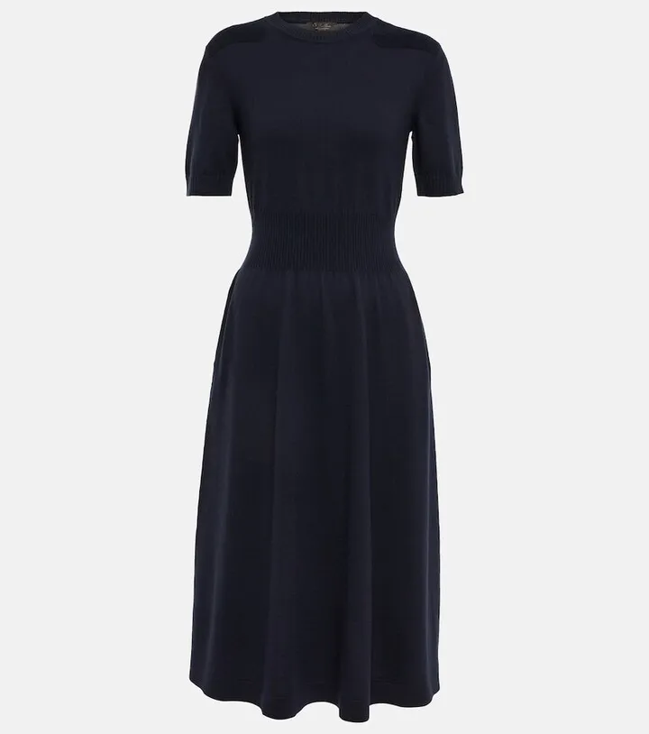 Wetherlam baby cashmere midi dress