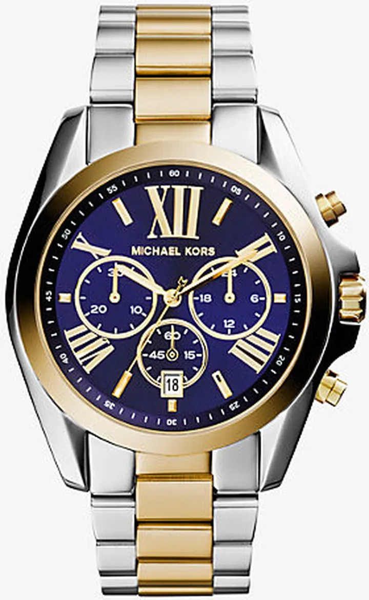 Oversized Bradshaw Two-Tone Watch