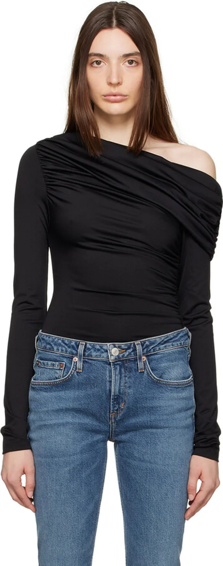 AGOLDE Black Kira Bodysuit