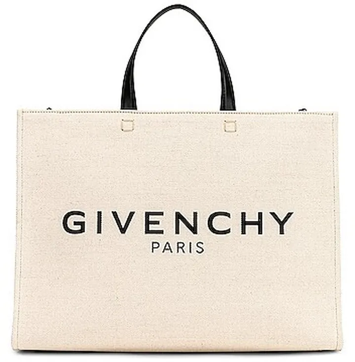 Givenchy Medium G Tote Shopping Bag in Beige