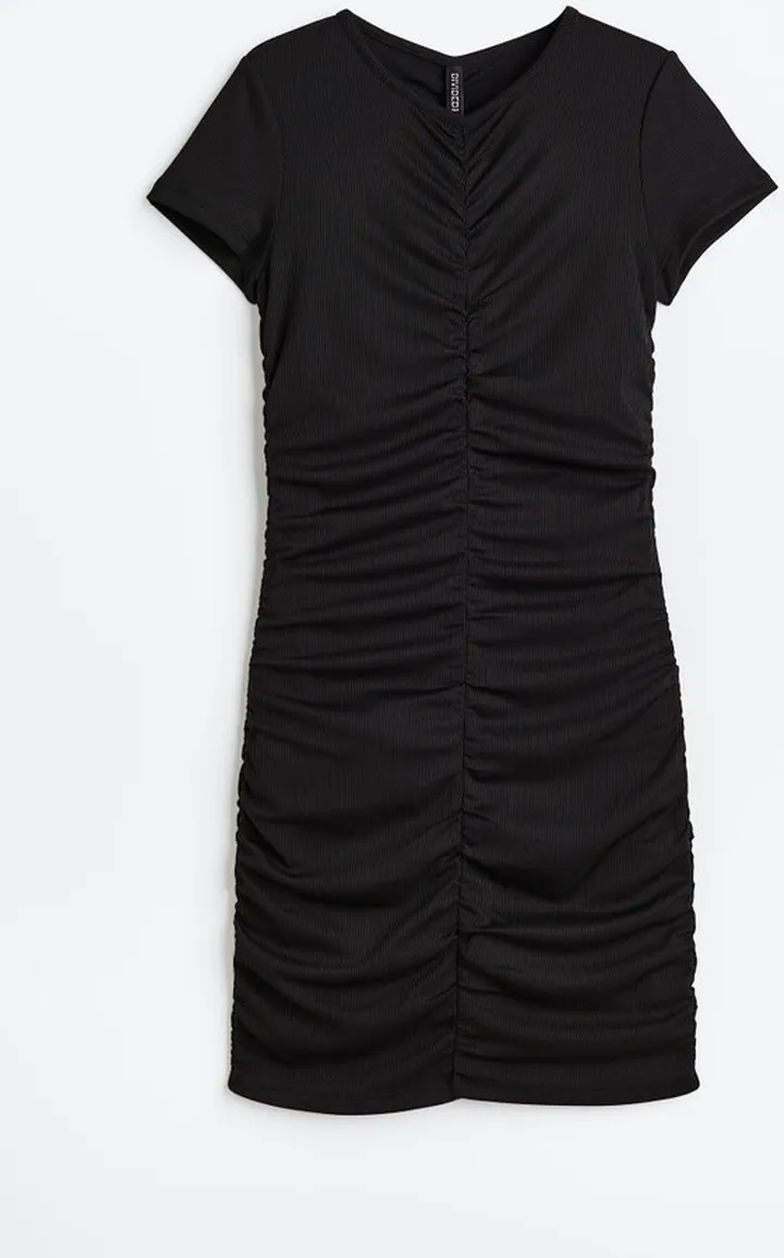 Draped Jersey Dress