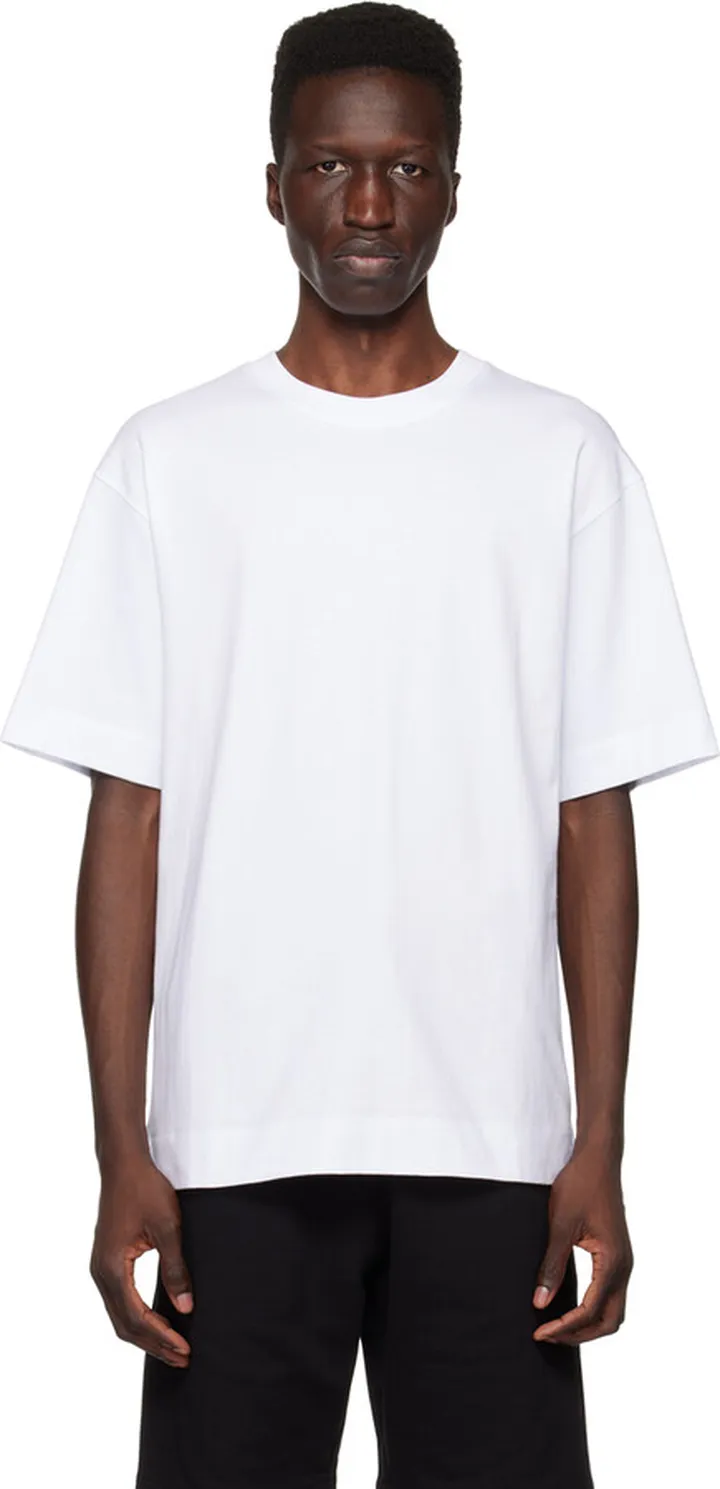 Dries Van Noten White Crewneck T-Shirt