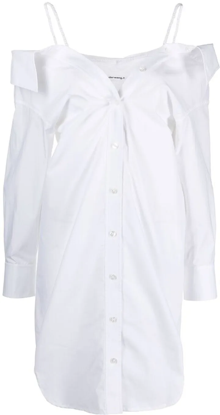 Cold-Shoulder Shirtdress