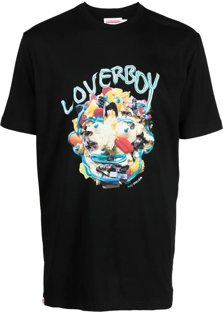 graphic logo-print short-sleeve T-shirt
