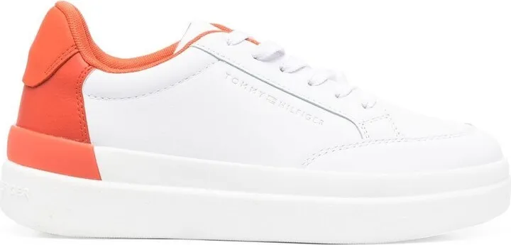 Two-Tone Platform Sneakers