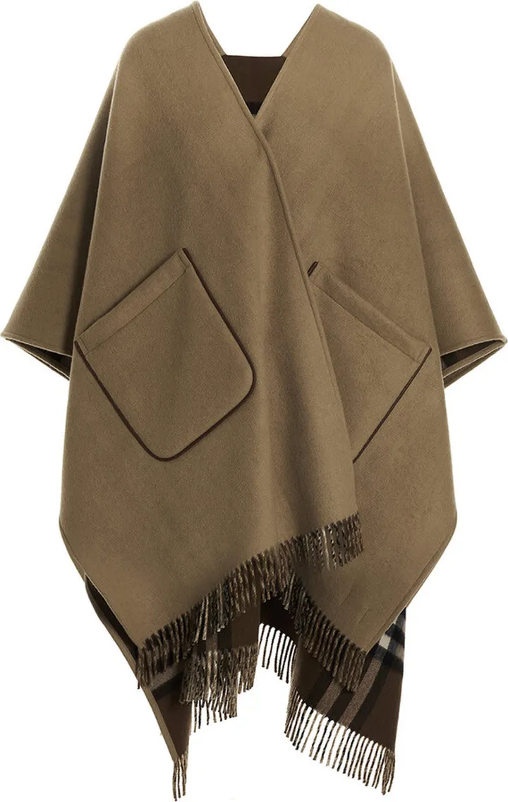 'burberry Check' Cape