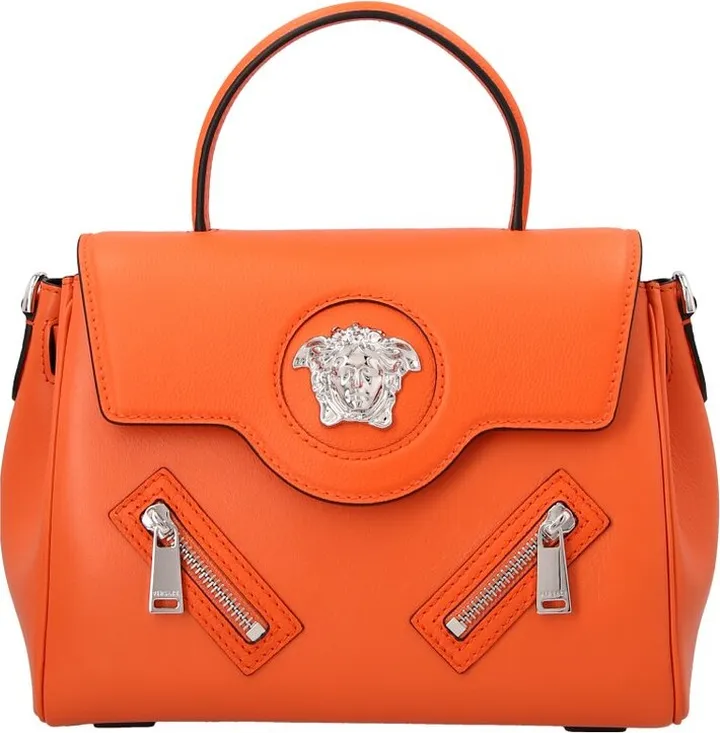Versace La Medusa Zip-Detailed Tote Bag