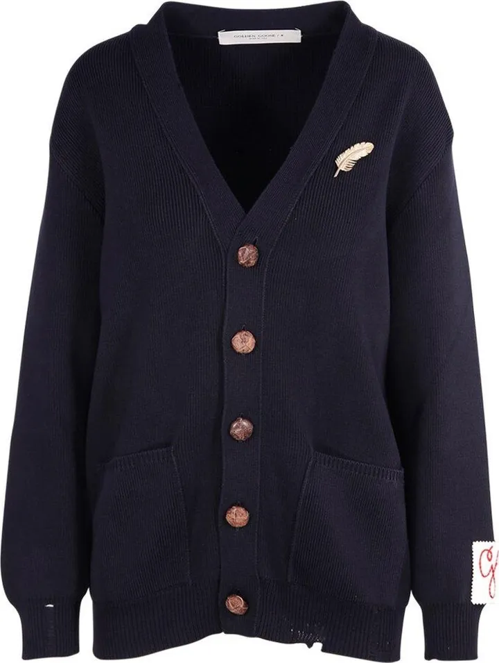 V-neck Knitted Cardigan