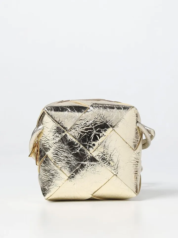 Cassette Mini Bottega Veneta bag in laminated leather