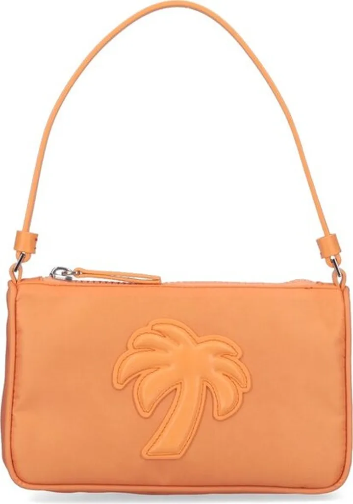 Palm Angels Logo Patch Zipped Shoulder Bag