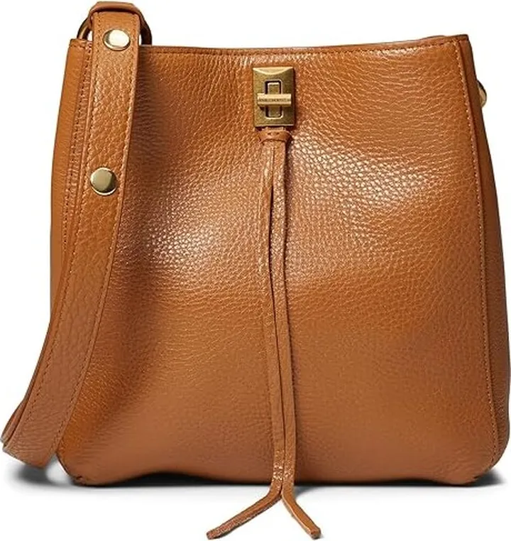 Rebecca Minkoff Darren Small Shoulder Bag (Caramello) Shoulder Handbags