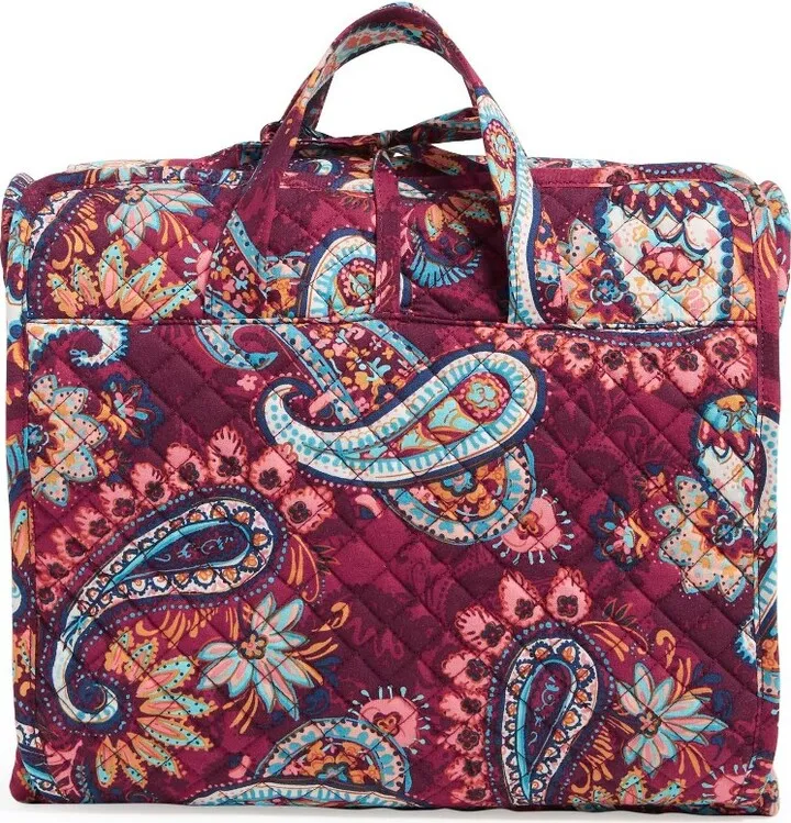 Vera Bradley Women's Recycled Cotton Grand Hanging Organizer Paisley Jamboree