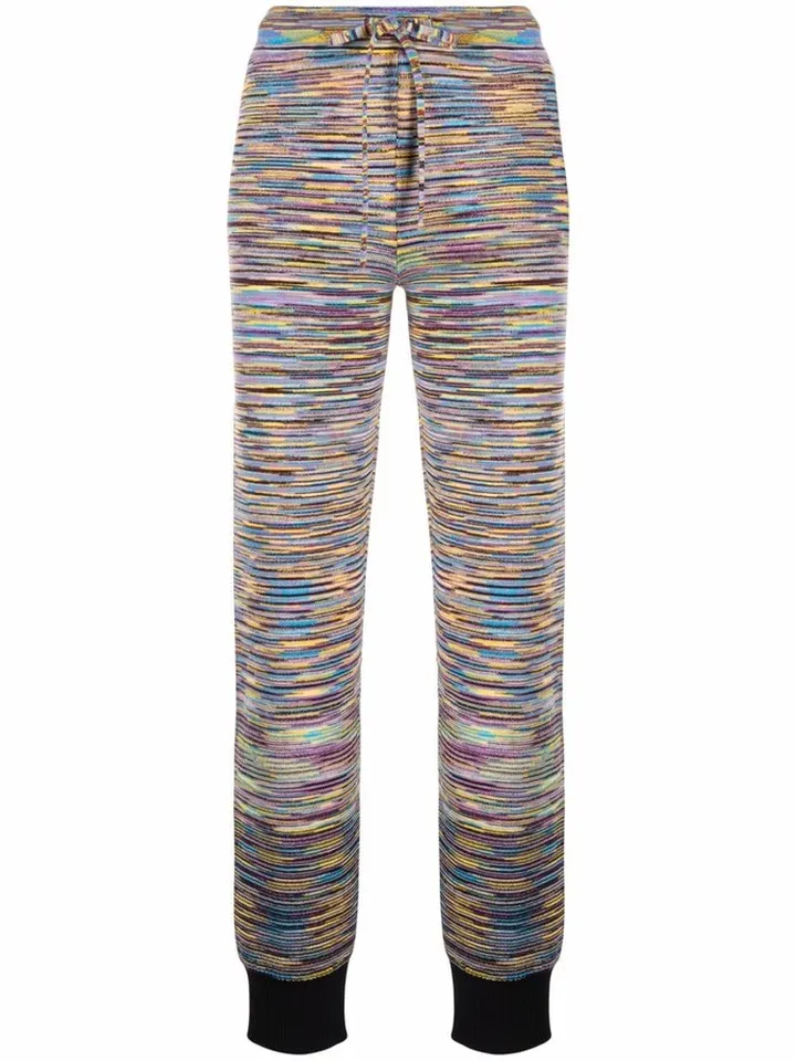 Signature-Knit Track Pants
