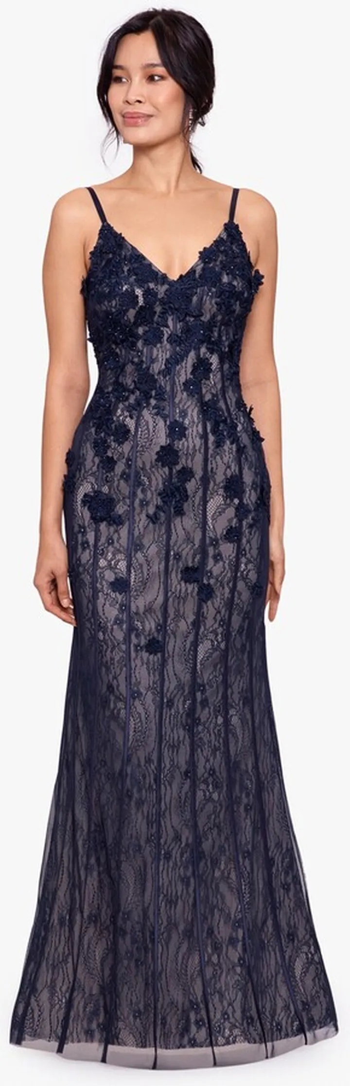 Lace 3D Flower Gown