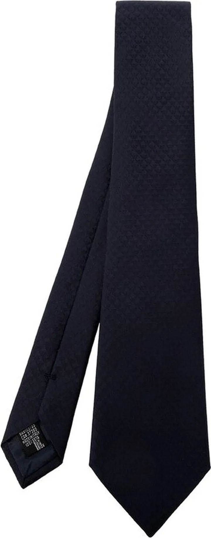 Emporio Armani Monogram-Jacquard Pointed Tip Tie