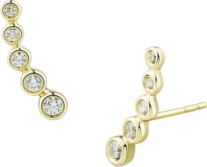14K Yellow Gold & 0.25 TCW Diamond Ear Crawlers