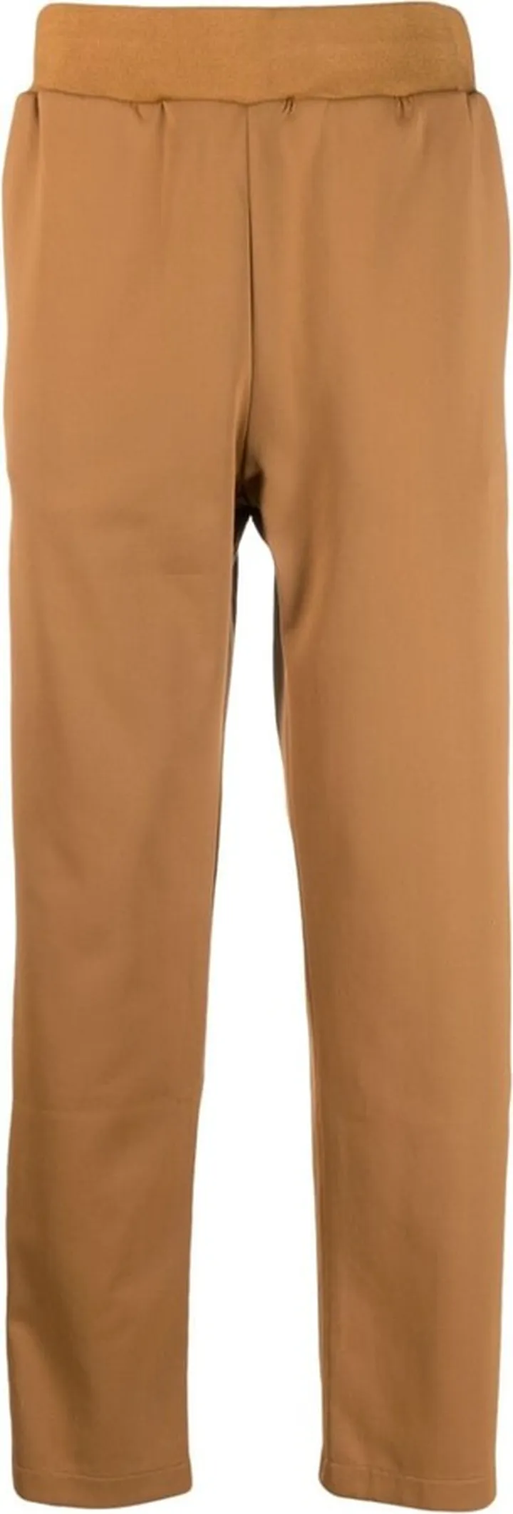 Stripe-Detail Straight-Leg Trousers