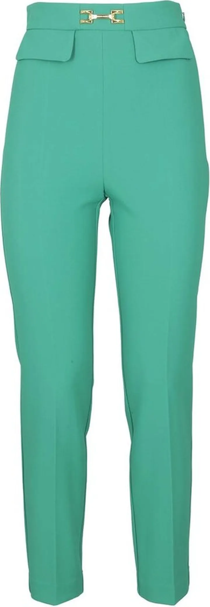 Elisabetta Franchi High-Waist Cropped Trousers