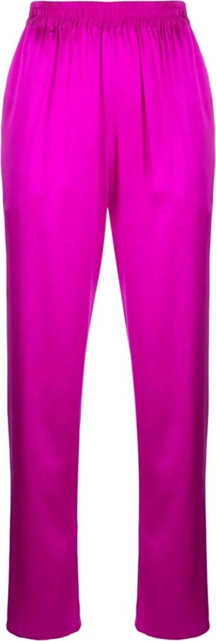 Mila satin cropped trousers
