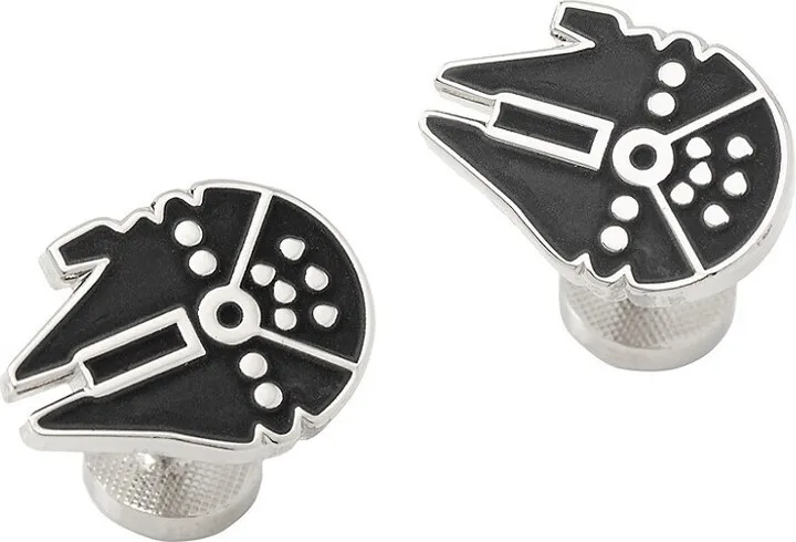 Star Wars Millennium Falcon Silver Cufflinks