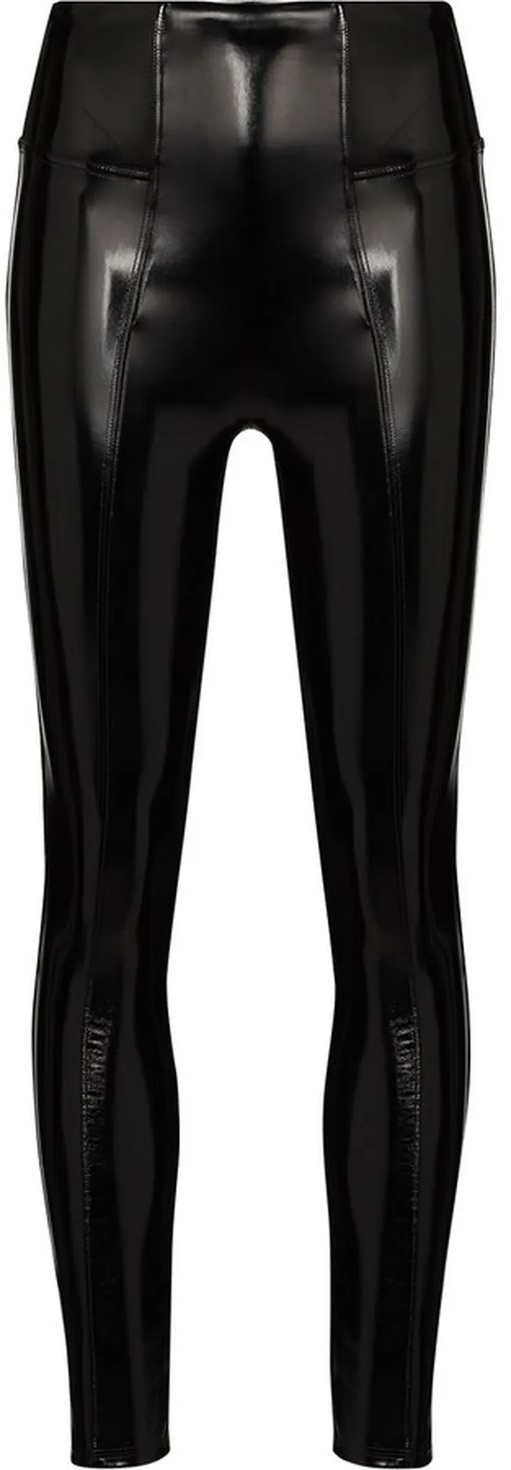 High-Rise Faux-Leather Leggings