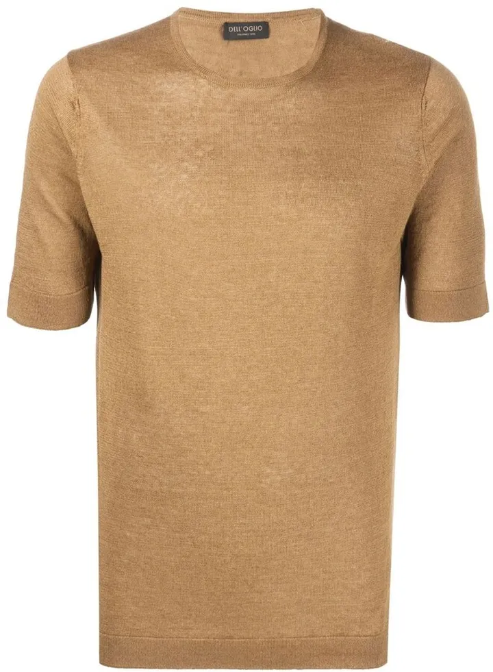 short-sleeve linen T-shirt