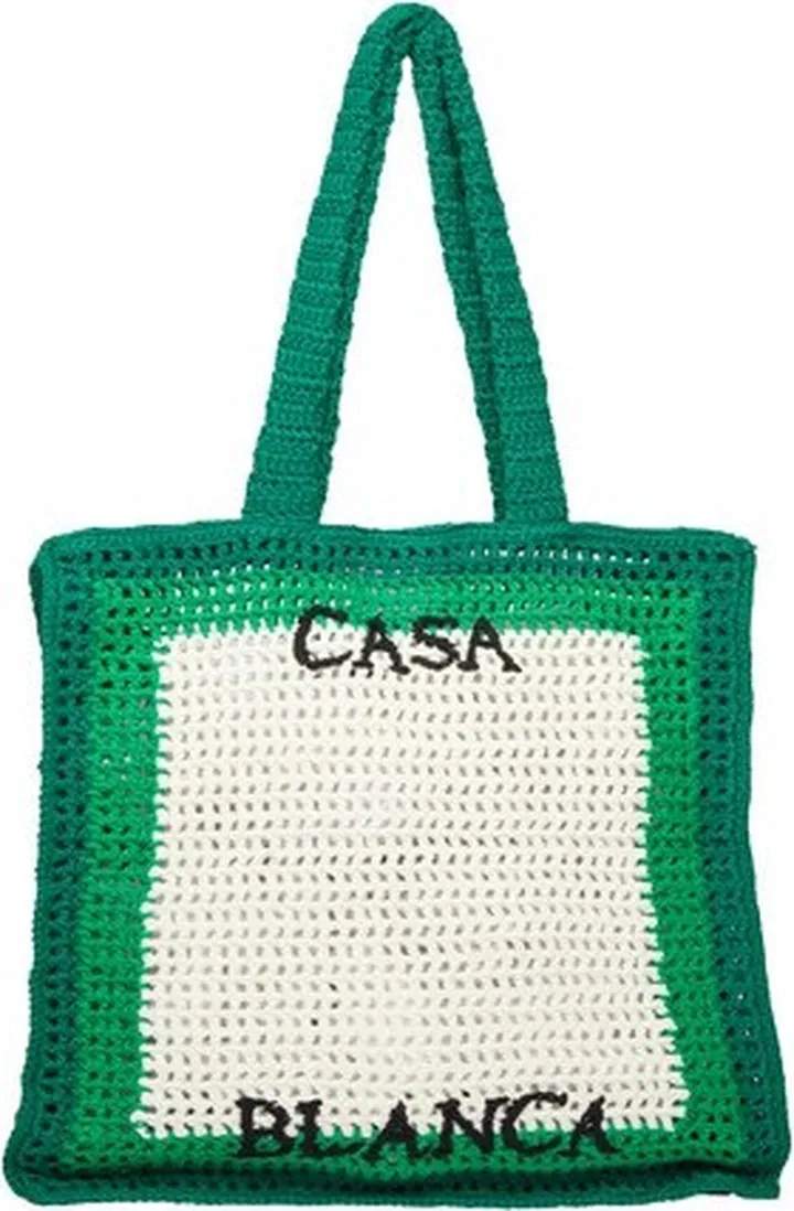 Crochet tennis bag